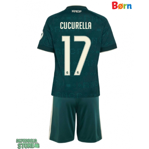 Real Madrid Marc Cucurella #17 Replika Babytøj Udebanesæt Børn 2026-27 Kortærmet (+ Korte bukser)
